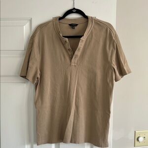 Banana Republic Tan Casual Button Down Shirt